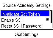 Invalidate Bot Token